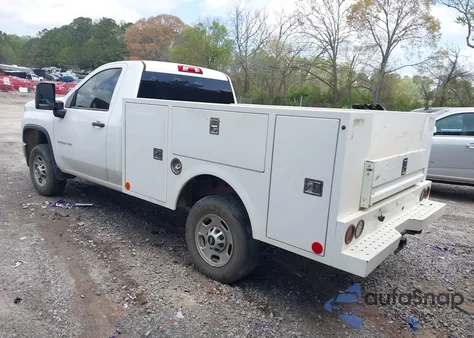 2021 Chevrolet Silverado 2500Hd 2Wd Long Bed Wt z USA, uszkodzony, nr VIN 1GB0WLE77MF226209